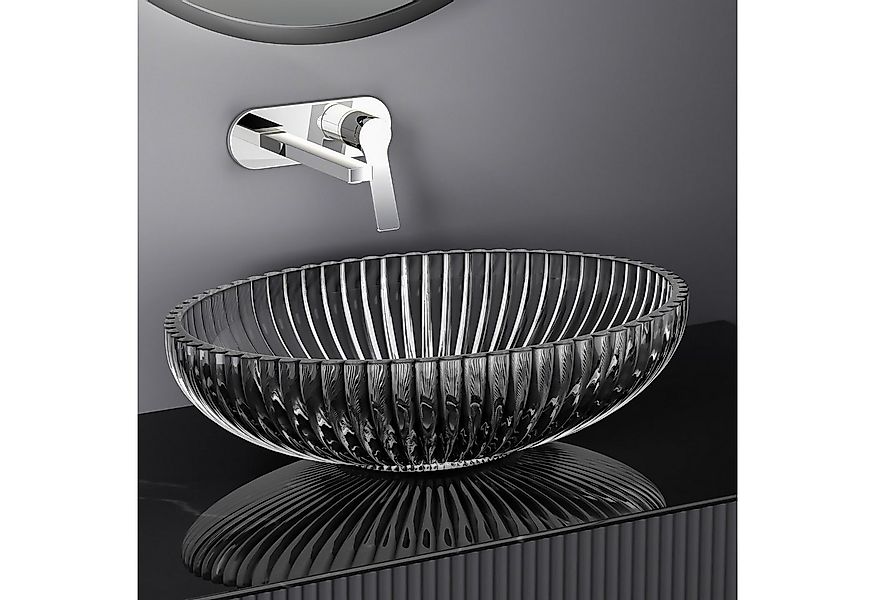 EMKE Aufsatzwaschbecken Waschbecken Aufsatzwaschbecken Bad Hartglas für Bad günstig online kaufen