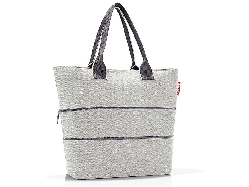 REISENTHEL® Einkaufsshopper shopper e1 herringbone grey, günstig online kaufen