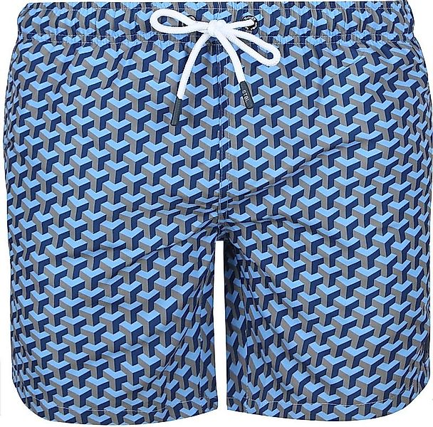 Suitable Badeshorts Druck Navy - Größe XL günstig online kaufen