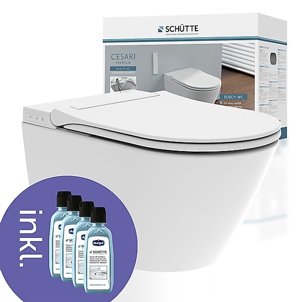 Schütte Dusch-WC »CESARI Premium« Komplett-Set, spülrandlos günstig online kaufen
