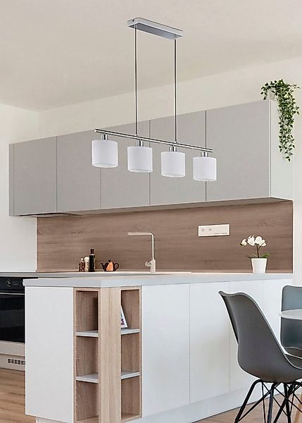 Reality Leuchten Pendelleuchte Tommy, ohne Leuchtmittel, 4-flammige, höhenv günstig online kaufen