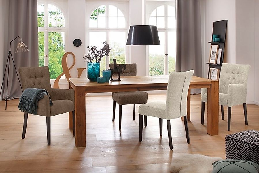 Home affaire Esszimmerstuhl »Queen BESTSELLER« (Set) 2 Stk. Feinstruktur Po günstig online kaufen