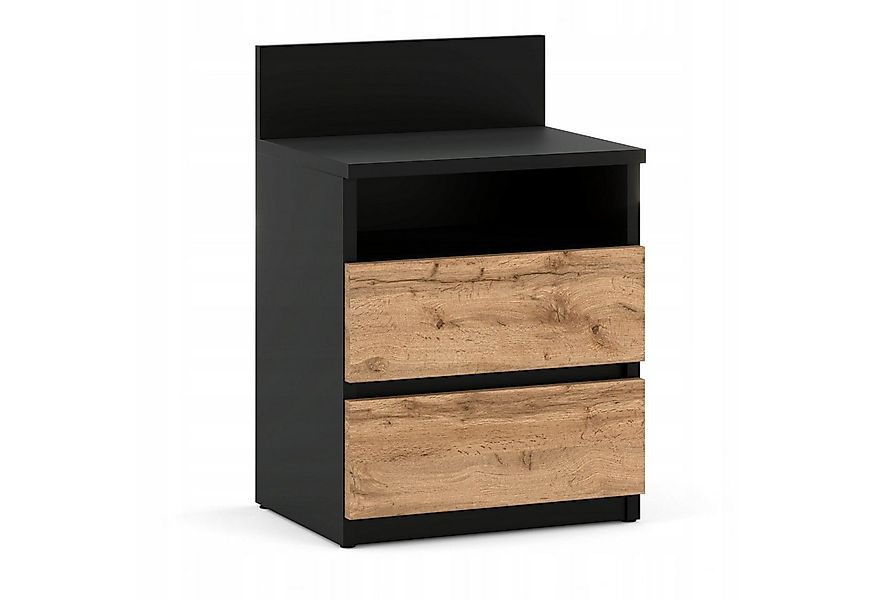 KOSETO Nachtkonsole Nachttisch mit 2 Schubladen, Praktische Nachtkommode fü günstig online kaufen