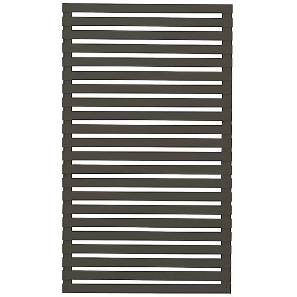 SichtschutzzaunTokyo Nadelholz Umbragrau 83 cm x 140 cm günstig online kaufen