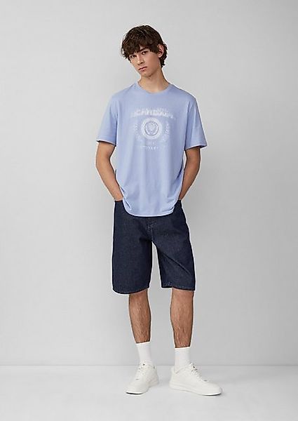 QS Bermudas Denimshorts / Loose Fit / Mid Rise Waschung günstig online kaufen