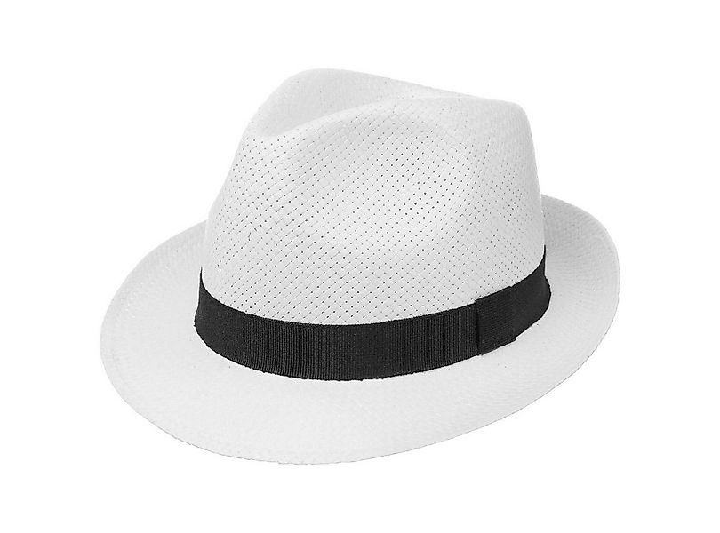 Lipodo Sonnenhut (1-St) Trilbyform mit Ripsband, Made in Italy günstig online kaufen