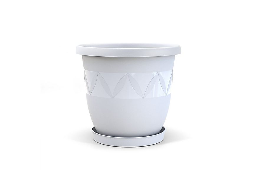 Plastard Pflanzkübel 3er, 5er, 10er Sets, Blumentopf mit passenden Unterset günstig online kaufen