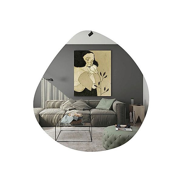 Wandspiegel Beso B/H/T: ca. 60x60x3,5 cm günstig online kaufen