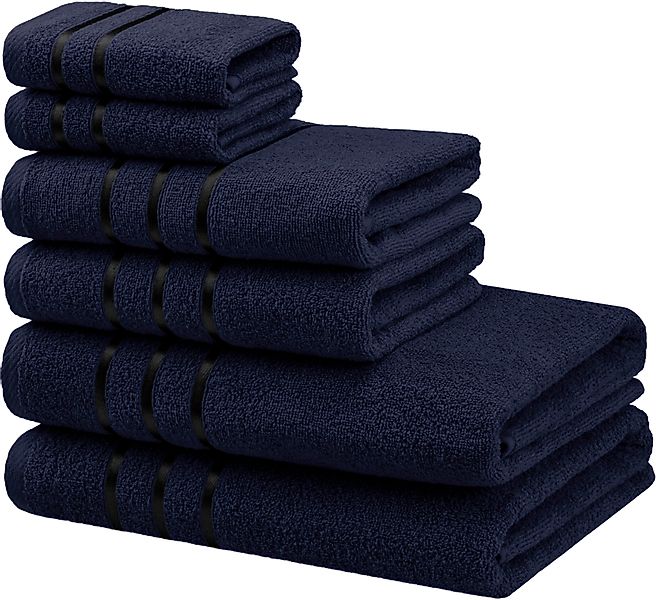 Bruno Banani Handtuch Set »Clement, Duschtücher, Handtücher, Seiftücher«, S günstig online kaufen
