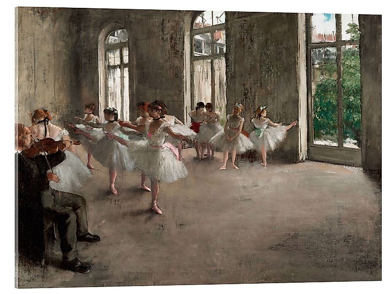 Posterlounge Wandbild Die Probe, Edgar Degas, günstig online kaufen