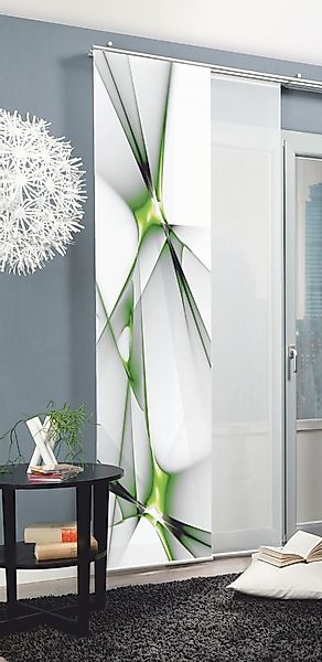 HOME WOHNIDEEN Schiebegardine FRANKLIN, Klettband (1 günstig online kaufen