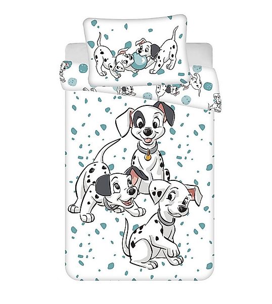 Jerry Fabrics Babybettwäsche Disney Baby Wende Bettwäsche Set 101 Dalmatine günstig online kaufen