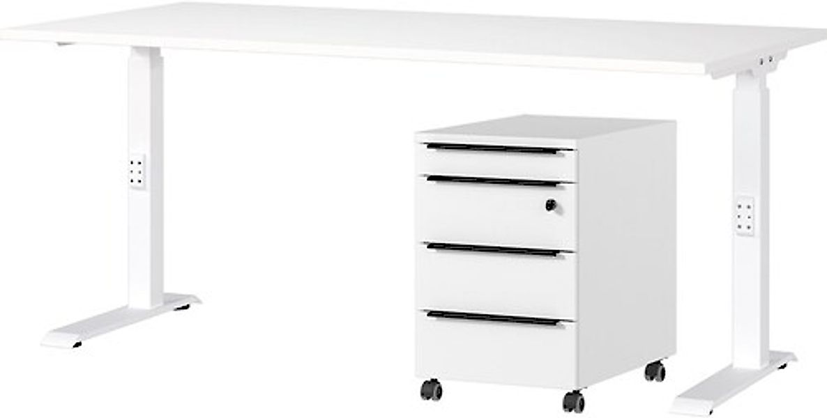 GERMANIA Büromöbel-Set »Mailand« 2 Stk. tlg. inkl. Schreibtisch und Rollcon günstig online kaufen