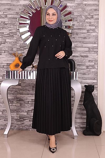 MODAMİHRAM Tunika Perlen & Stein Detail-Set günstig online kaufen