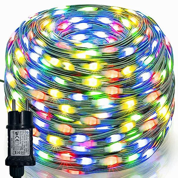 MUPOO Lichterkette LED Dekolicht Grüne Draht,10M/20M/30M/50M/100M günstig online kaufen