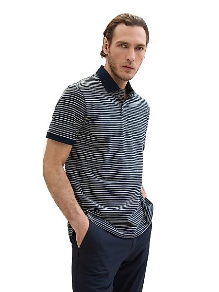 TOM TAILOR Poloshirt, in Streifen-Optik günstig online kaufen