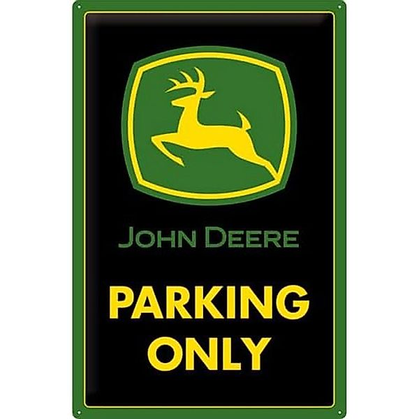 Nostalgic-Art Blechschild 40 x 60 cm - John Deere - Parking Only günstig online kaufen