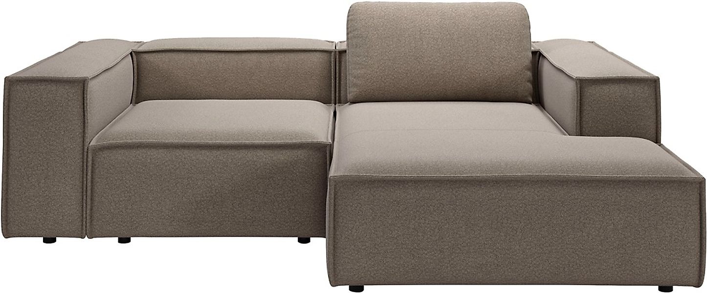 Places of Style Ecksofa "Watertown, kompakte L-Form, 246 cm breite für klei günstig online kaufen
