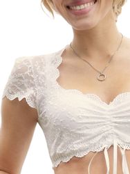 Nina Von C. Dirndlbluse Dirndlbluse kurzarm günstig online kaufen