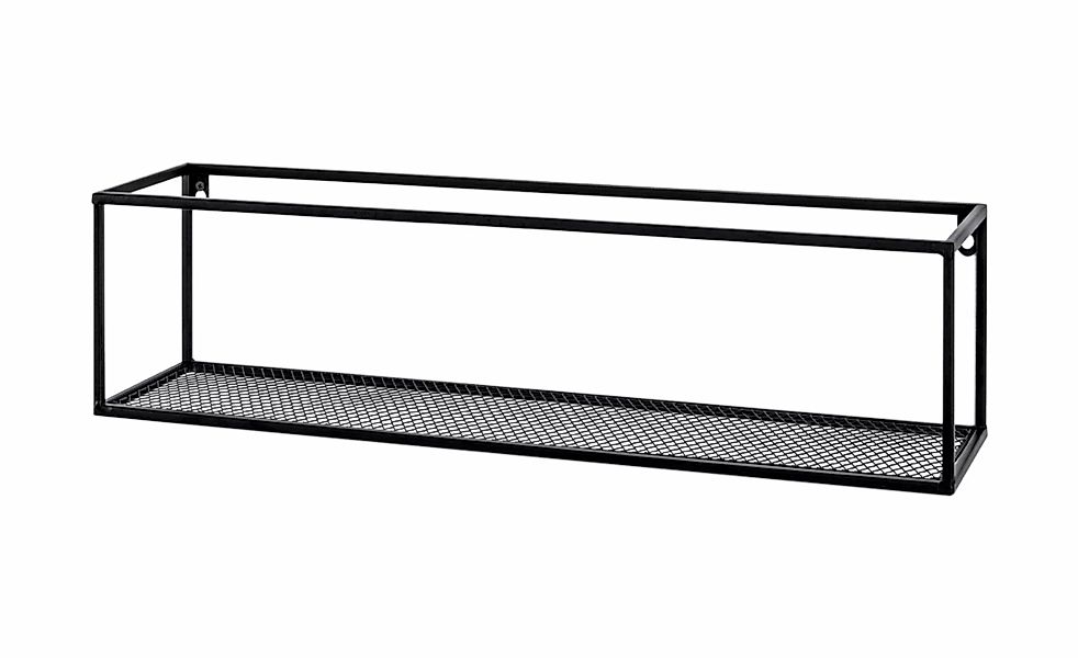 Wandregal  Porcini ¦ schwarz ¦ Maße (cm): B: 50 H: 16 T: 16.0 Regale > Wand günstig online kaufen
