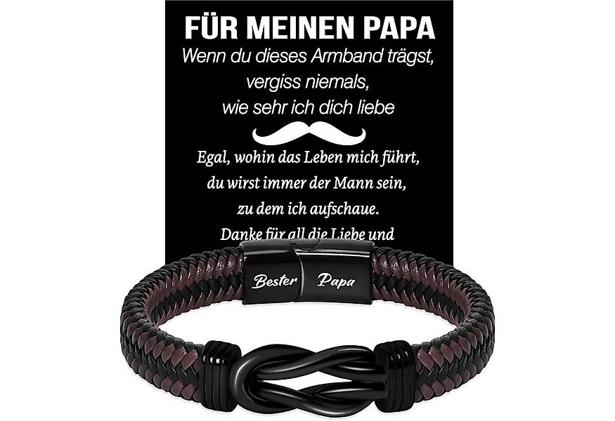 LuxusKollektion Badaccessoire-Set Lederarmband Mann Sohn Vater Ich liebe di günstig online kaufen