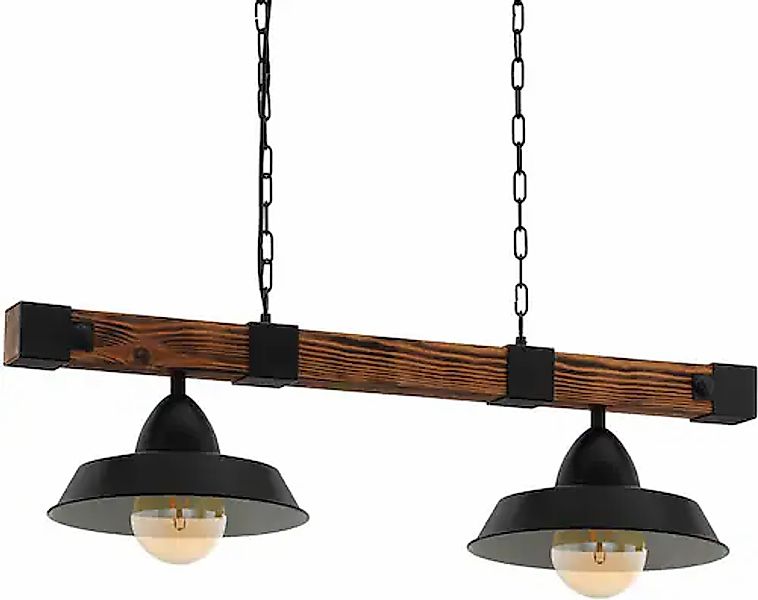 EGLO Pendelleuchte »OLDBURY«, 2 flammig, Leuchtmittel E27   ohne Leuchtmitt günstig online kaufen