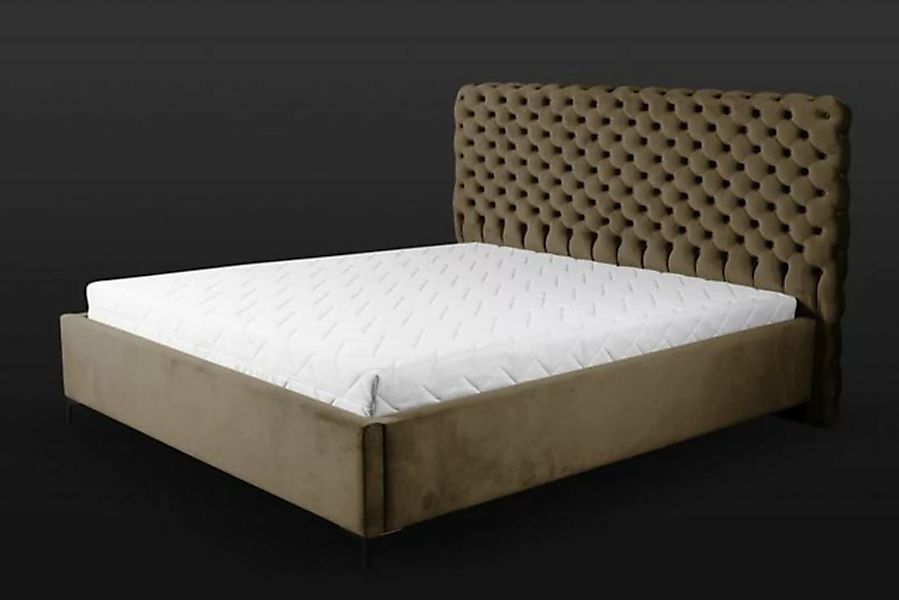 JVmoebel Bett Grünes Chesterfield-Bett Klassisches Schlafzimmermöbel-Design günstig online kaufen