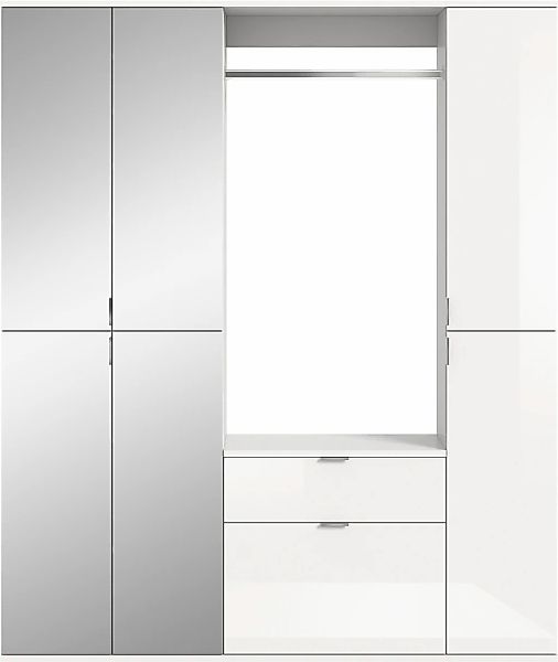 Home affaire Garderoben-Set "Trondheim, Breite 152 cm, 5-teilig, bestehend günstig online kaufen