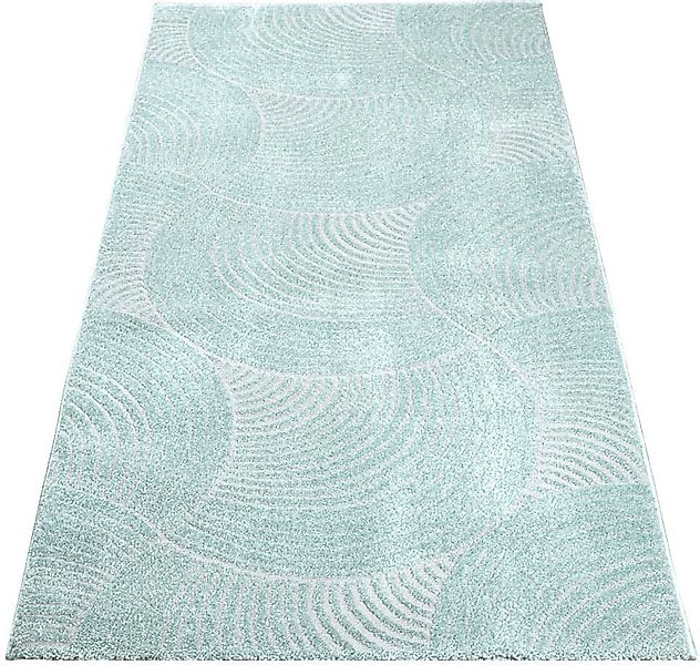Carpet City Teppich "Friseé-Teppich FANCY 647" rechteckig 12 mm Höhe Läufer günstig online kaufen
