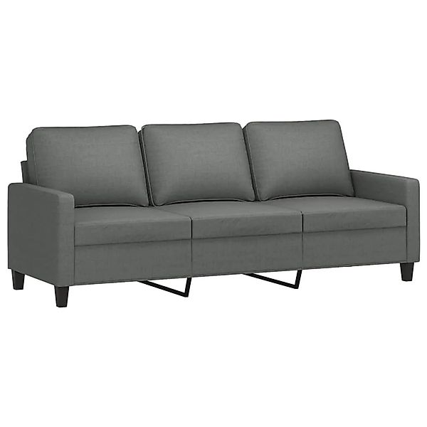 vidaXL 3-Sitzer-Sofa Dunkelgrau 180 cm Stoff 359172 günstig online kaufen