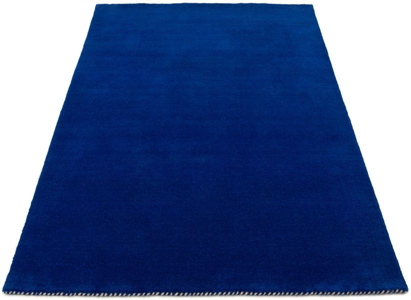 carpetfine Wollteppich "Gabbeh Lola Uni" rechteckig 14 mm Höhe mit natürlic günstig online kaufen
