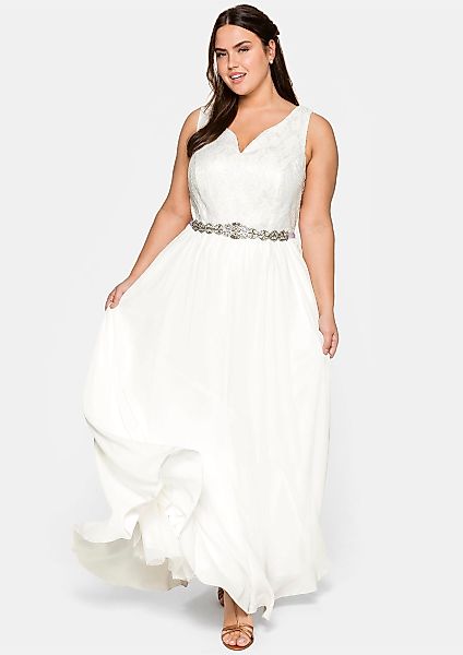 Sheego Etuikleid Hochzeitskleid günstig online kaufen