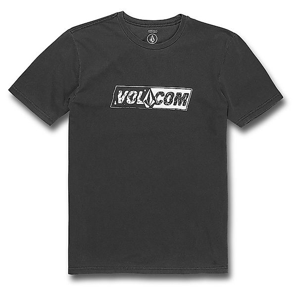 Volcom Stone Split Kurzarm Rundhalsausschnitt T-shirt S Black günstig online kaufen