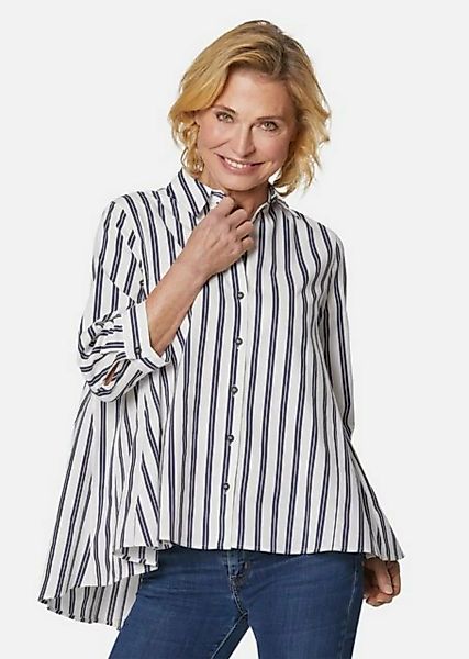 GOLDNER Klassische Bluse Schlichte Baumwoll-Bluse mit 3/4-Arm günstig online kaufen