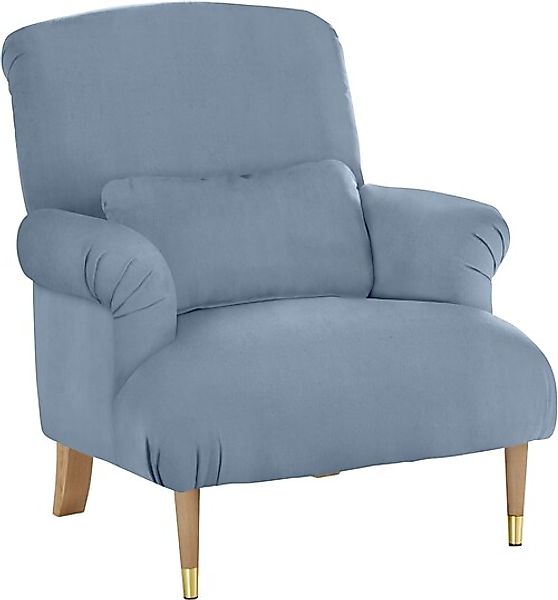 Home affaire XXL-Sessel »Cholet Sessel« mit Zierkissen und Beinen aus Eiche günstig online kaufen