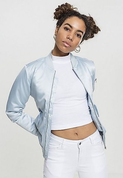 URBAN CLASSICS Allwetterjacke "Urban Classics Damen Ladies Satin Bomber Jac günstig online kaufen