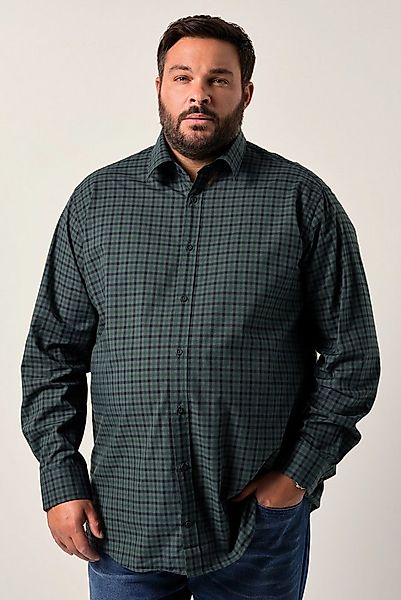 Men Plus Businesshemd Men+ Karohemd Langarm Kentkragen Comfort Fit günstig online kaufen