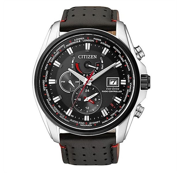 Citizen Quarzuhr Citizen Elegant Racing Funk Uhr schwarz AT9036-08E günstig online kaufen