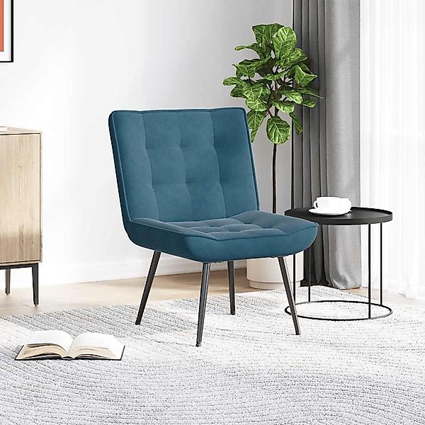 vidaXL Relaxsessel Relaxsessel Blau 64x74x84 cm günstig online kaufen
