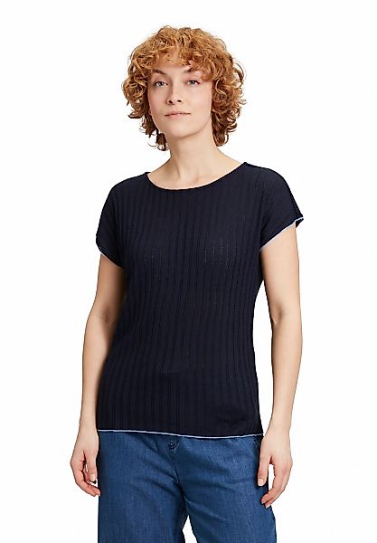Cartoon Kurzarmshirt "Cartoon Damen Casual-Shirt mit Rippenstruktur", (1 tl günstig online kaufen