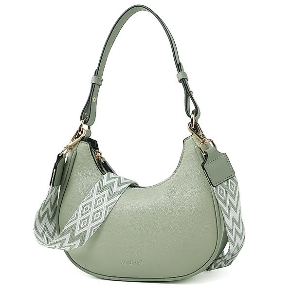 TAN.TOMI Umhängetasche Henkeltasche Retro Achsel Tasche mit Baseball-Schlüs günstig online kaufen