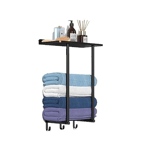 YI Handtuchhalter 42cmHandtuchregal,Wand mit 3 Handtuchhaken Gästehandtuchh günstig online kaufen