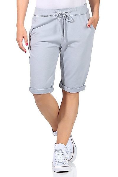 CLEO STYLE Bermudas Sweat Bermuda 1212 Hellgrau 42-46 günstig online kaufen