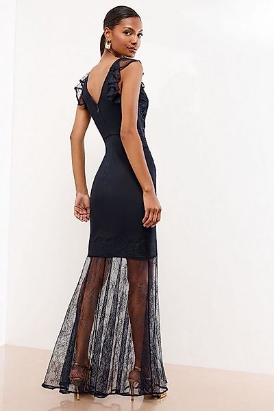 LIPSY Maxikleid Lipsy Maxi-Trägerkleid mit Mesh und Spitze Regular (1-tlg) günstig online kaufen