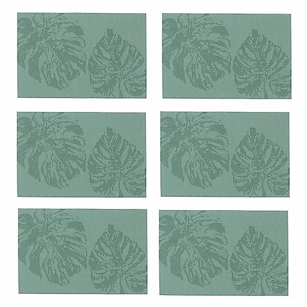 Zeller Present Platzset, (Set), modernes Monstera Blätter Design, 6-teilig, günstig online kaufen