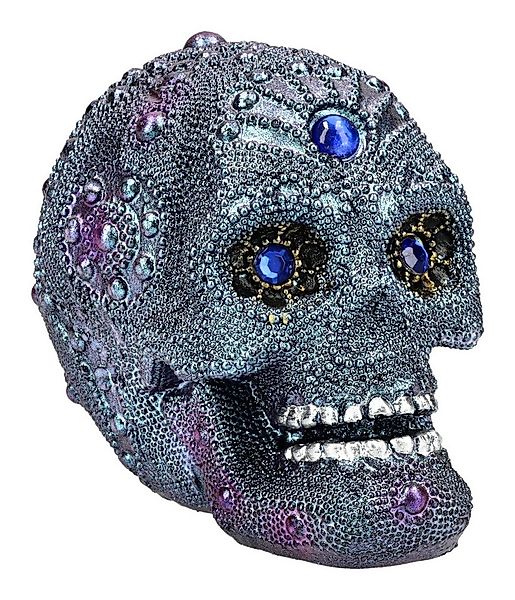 Figuren Shop GmbH Dekofigur Totenkopf Figur – Mini Schädel Statue Bejewelle günstig online kaufen