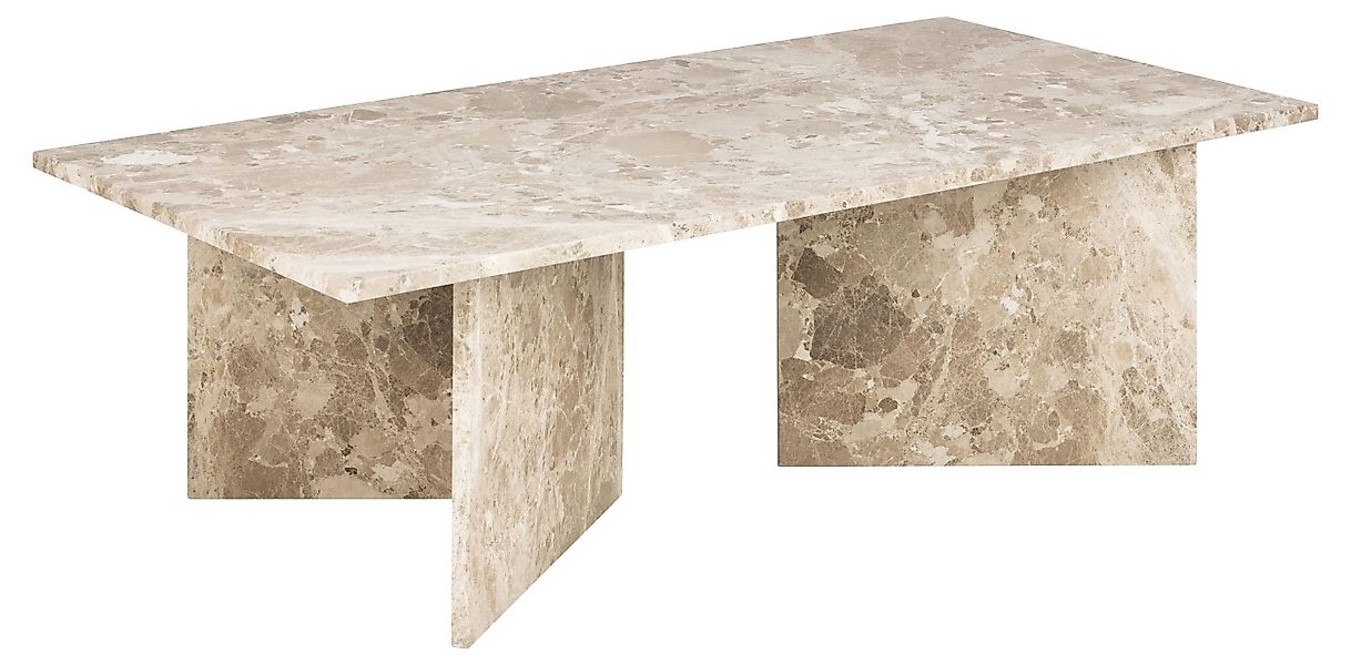ACTONA GROUP Couchtisch in Braun, Marmor günstig online kaufen