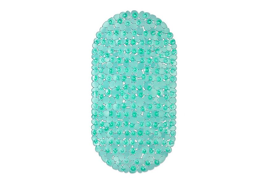 relaxdays Badematte Badewannenmatte Steinoptik bunt, Höhe 7 mm, Kunststoff, günstig online kaufen
