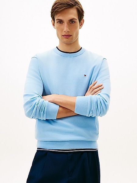 Tommy Hilfiger Rundhalspullover ESSENTIAL COTTON CREW NECK 100% Baumwolle C günstig online kaufen
