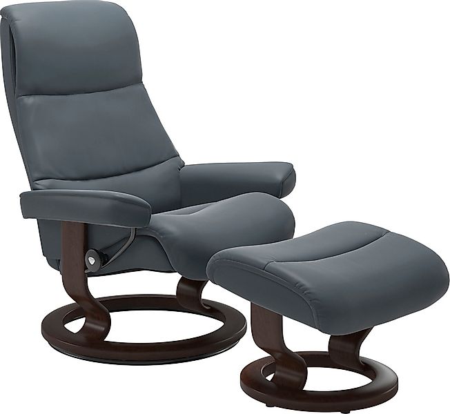 Stressless Relaxsessel "View" mit Classic Base, Größe M,Gestell Braun günstig online kaufen